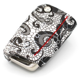 Finest Folia Finest Folia Schlssel Hlle VB fr 3 Tasten Auto Schlssel Silikon Cover Schlsselhlle Etui Schutzhlle (Abstrakt)