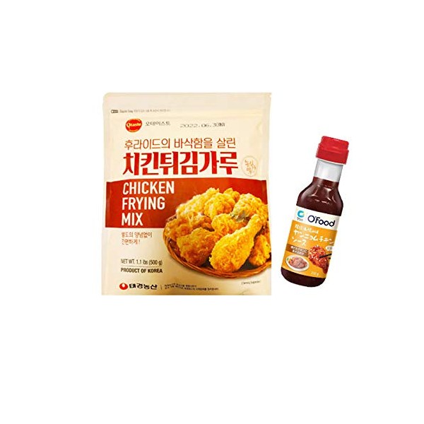 Otaste Korean Fried Chicken Powder, 17.6 oz (500 g), 8.8 oz (250 g), Nongshim Purien Deep-fried, Korean Food, Spicy, Easy Cooking, Excellent