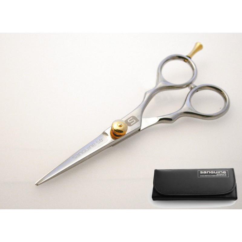 Beard Trimming Scissors, Hair Scissors for Moustache Cutting 5 inch
