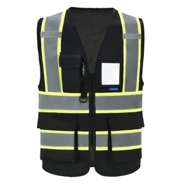 AYKRM 11 colors available 6XL 7XL 8xl black safety vest for men big and tall