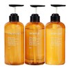 ARTEmior 3-Piece Yellow Bathroom Dispenser Refill Container MWDE0542