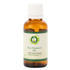 R V Essential Pure Vitamin E Oil 30 ml (1.01 oz) - (100% Pure and Naturally Rich in Vitamin E) Pure Vitamin E Oil