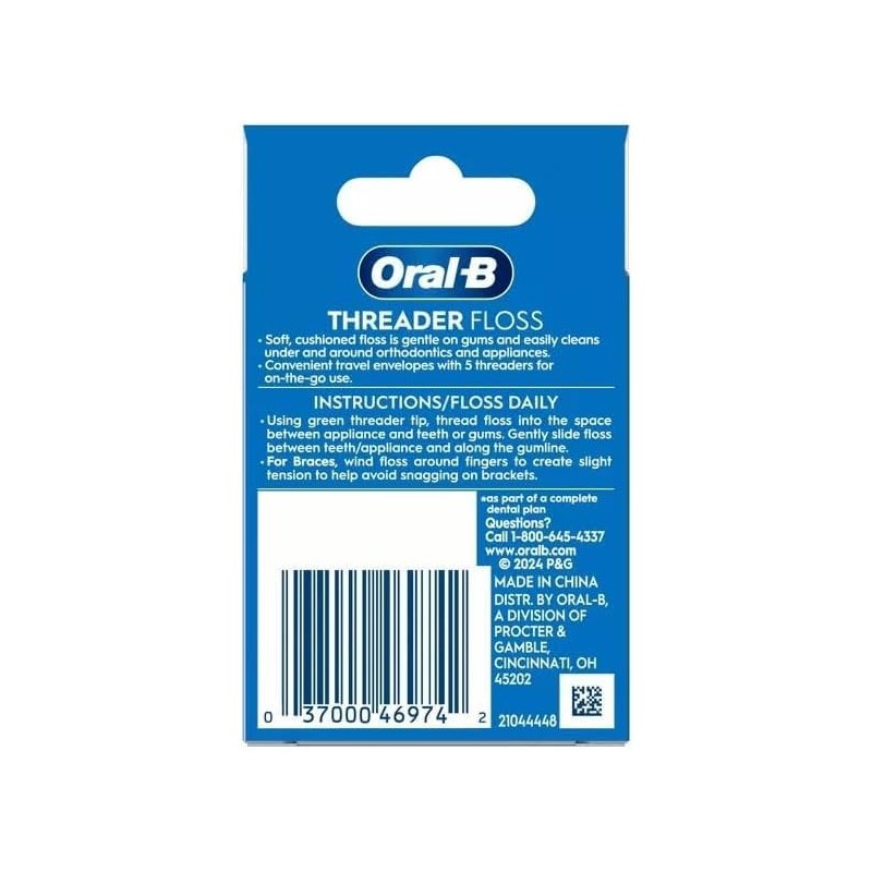 Glide Threader Floss 30 Each (Pack of 6)