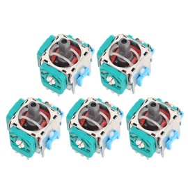 Pack of 5 3D Analogue Joystick Sensor Rocker Module Replacement Analog Stick Thumb Sticks Joystick Parts for Controller