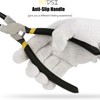 BJDSI 9" Bent Internal Snap Ring Pliers,Internal Spring Design,Anti-Rust,Standard Head.