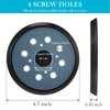 Pack of 2 4.7 Inch 8 Hole Hook and Loop