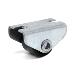 Design61 4 x Box Stand Castors Bed Box Castors Furniture Castors 15 x 12 mm with Plastic Wheel