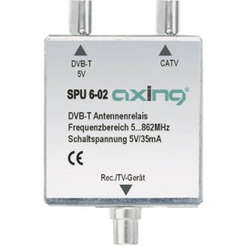 Axing SPU 6-02 DVB-T / BK Antenna Relay Switch for Cable TV and DVB-T2 HD