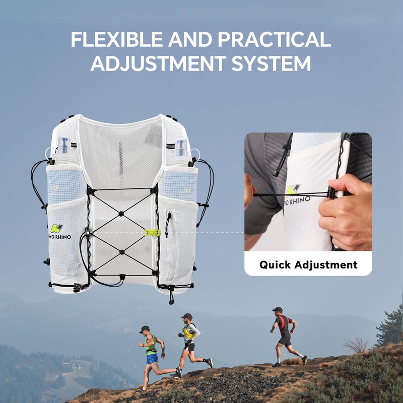 N NEVO RHINO Running Hydration Vest with 2 TPU 500ml
