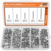 #4 x 1/2" 5/8" 3/4" 1" 1-1/4" Wood Screws Set,