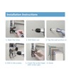 JSVER Towel Rail Stainless Steel 180° Rotation Bath Towel Holder
