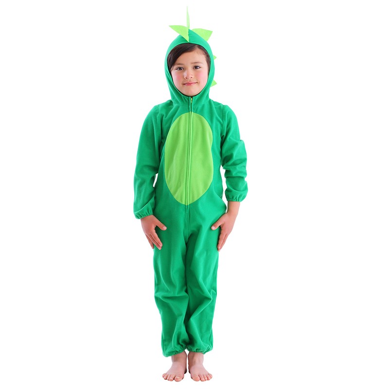 Party City Dinosaur Fighter Cosplay Costume For Kids, Green