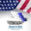 IDC Woodcraft Extended Length CNC Router Bit Set (3-Piece) -