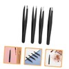 ORFOFE Salon Quality Tweezers Set Stainless Steel Tips for Hair