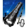 GEKIRO Super Bright Rechargeable Flashlights 2500000 High Lumens,Waterproof Tactical Powerful