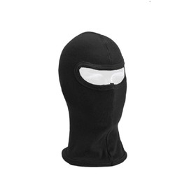 DEFCON 5 Mens 1 Hole Cotton Balaclava Hood, Men, 1 Hole Cotton Balaclava, black, One Size