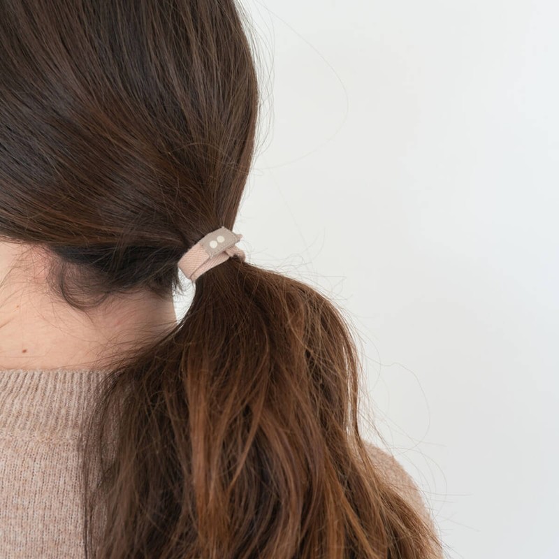 Kooshoo Plastic-Free Flat Hair Ties - Blond, 5 Pack