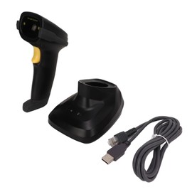 Barcode Scanner 2.4G Wireless 1D Bar Code Reader Tool with Charging Base for Store
