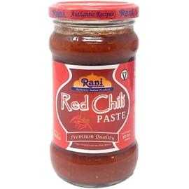 Rani Red Chilli Cooking Paste 10.58oz (300g) Glass Jar ~ Vegan | Gluten Free | NON-GMO | No Colors | Indian Origin
