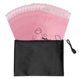 Sanitary Disposal Bags Pack of 100,Sanitary Pad Disposal Bags 7x12inches Pink Opaque Feminine Hygiene Disposal Bags with Storage Bag Sanitary Trash Bags for Tampons,Sanitary Liners