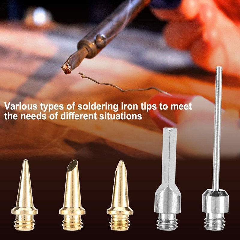 5 Pieces Gas Soldering Tips Electric Foam Cutter Soldering Tips