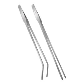 Tweezers Tweezers, Long, Aquarium Tweezers, Set of 2, For Herbarium Production, Reptile Breeding, Aquatic Plants, Length 10.6 inches (27 cm), Stainless Steel, Long Size, Fine, Practical, Convenient,