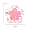 6Pcs Silicon Cup Coasters, Cherry Blossoms and Daisies Coasters, Non-Slip