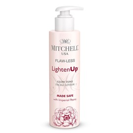 LightenUp Flaw-Less Brightening Facial Lotion – 3.3 fl oz / 100ml - Daily Face Moisturizer - Lightweight Hydration - Non-Greasy, Moisturizing Face Lotion for All Skin Types - with Imperial Peony