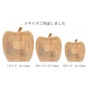 COM-SHOT MI-APPLKAGO-M Folding Super Compact Bamboo Apple Basket 3D 3D