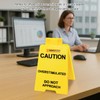 Caution Overstimulated Desk Sign,Humor Warning Signage,Funny Office Desk Decor Gift