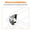 maXpeedingrods Welded-on Rear Upper Trailing Arm Mount Repair Kit for