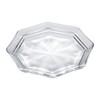 Mizusaki Glass MKG-218015 Tiered Octagonal Plate, Approx. 5.9 inches (15
