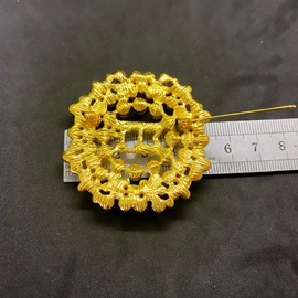 SIGMA GAMMA RHO Sorority Golden Brooch With Imitation Pearls & Rhinestone Metal Greek Letter Brooch Sorority Symbol SGR Member Jewelry Pin