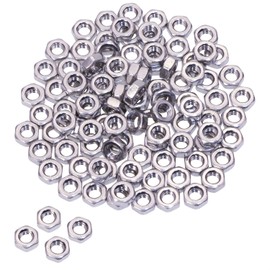 Shapenty 100PCS 3mm Small Stainless Steel Female Thread Hex Screw Nut Fastener Tool, M3