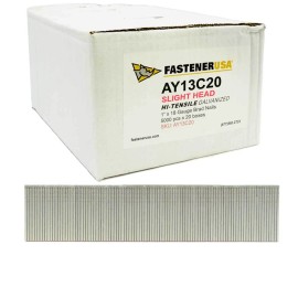 FastenerUSA 1" SLIGHT HEAD BRAD NAILS 18GA GALV 100,000ct | AY13C20