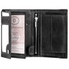 Compagno Foldable Wallet Men's Wallet Women's Portrait Format, charcoal, Classic