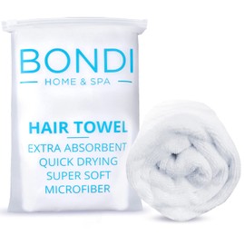 Bondi Microfiber Hair Towel - Anti Frizz Microfiber Towel for Long, Thick or Curly Hair - Super Absorbent - Fast Drying - XL (42 x 22) - Rectangle