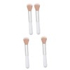 Outanaya 4pcs Blush Powder Makeup Brush for Women Portable Fluffy