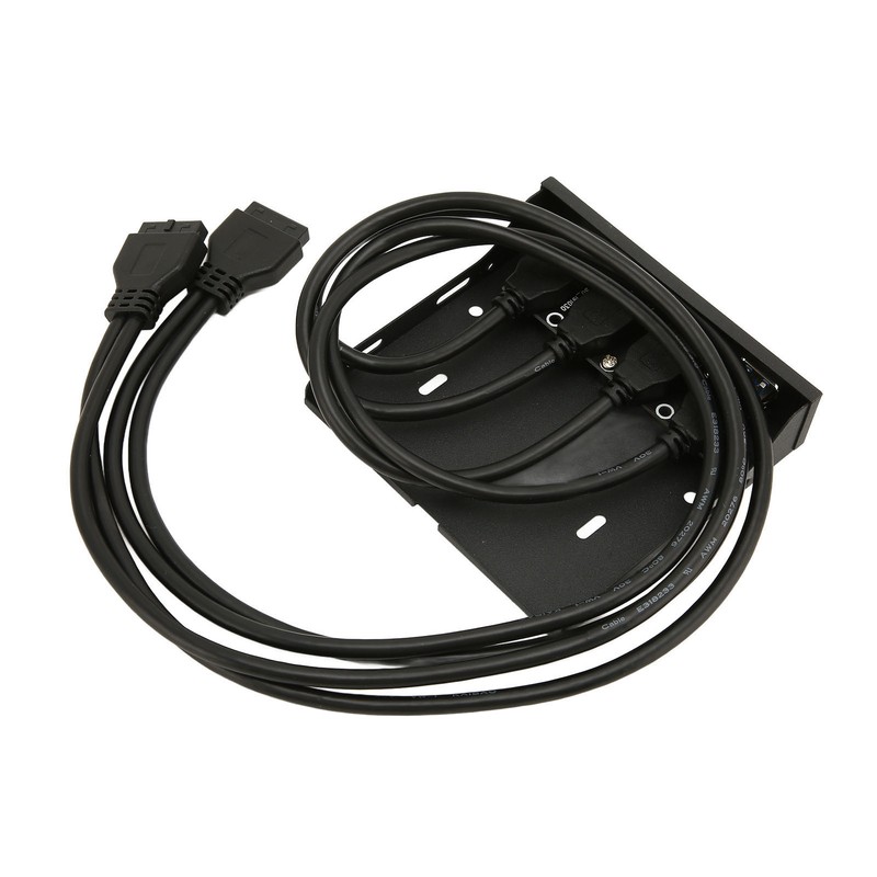 USB Front Panel 4 Ports USB 3.0 Dual 19 Pin