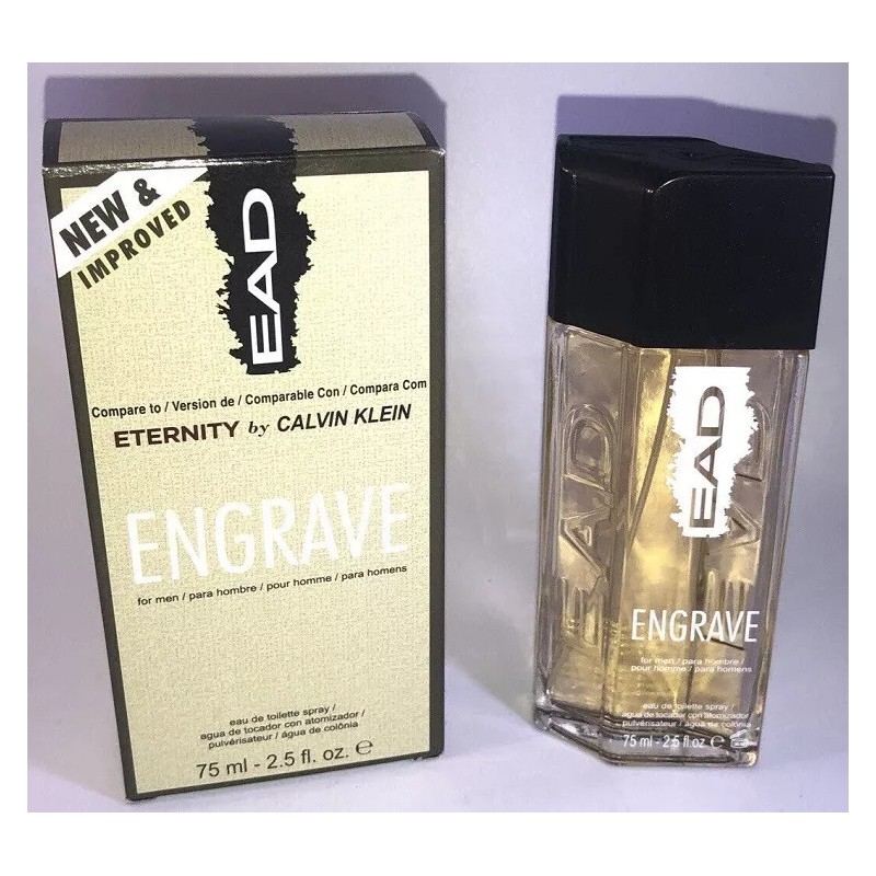 EAD ENGRAVE men's designer 2.5 oz EDT cologne spray by