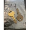 Lot of 2 M4 MASTER PADLOCK KEY BLANKS Curtis Locksmith K753