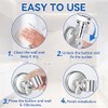 Adjustable Shower Head Holder, Bathroom Suction Cup Bracket for Handheld