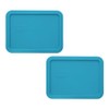 Pyrex 7210-PC 3 Cup Teal Blue Food Storage Replacement Lid