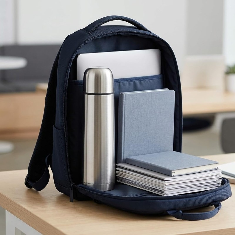 MIJOMA Insulated Jug 1 Litre with 2 Cups - Stainless