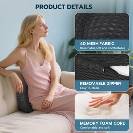 Lumbar cushion (black)