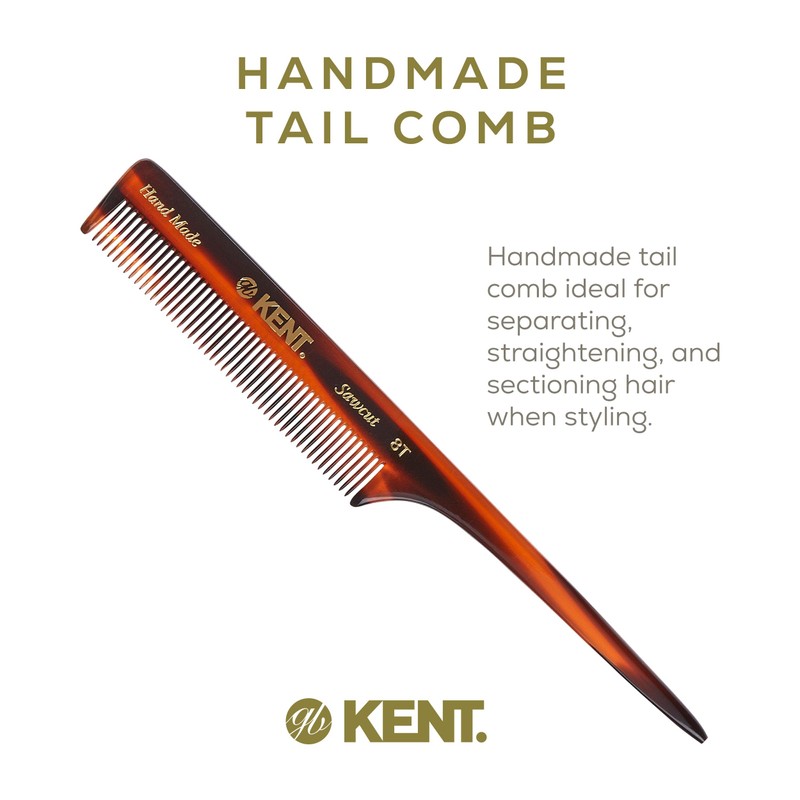 Kent 8T Rat Tail Combs Teasing Comb for Hair Styling