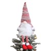 Gnome Christmas Tree Topper,Gnome Christmas Ornaments Santa Gnomes Plush Party