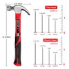 WISEUP Hammer and nails Set 560pcs Wall Nails & Finish