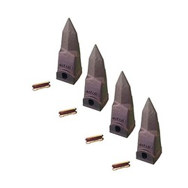 4- Bobcat Stye Mini Excavator/Skid Bucket Teeth w/Pins - 7107320, 6737325TL