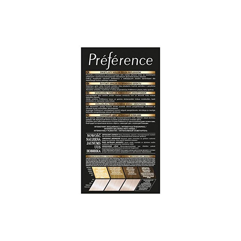 L'Oréal Paris Préférence 11.11 VENICE hair colour Very Light Cold